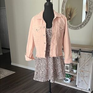 Lucky Brand Jean jacket and NWT Emerald Sundae dress combo size M